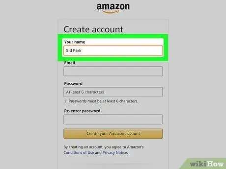 Направете акаунт в Amazon Стъпка 4