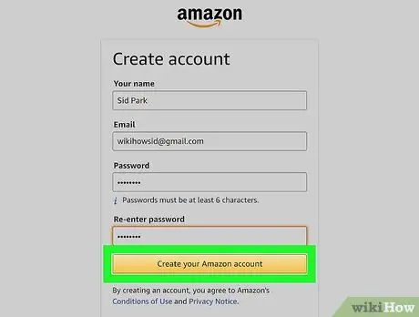 Maak een Amazon-account Stap 8