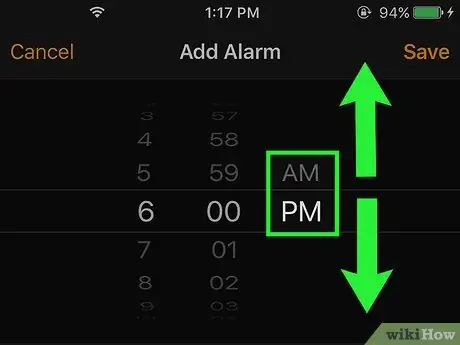 Configureu una alarma al rellotge d'un iPhone Pas 6