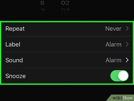 Ustaw alarm na zegarze iPhone'a Krok 7