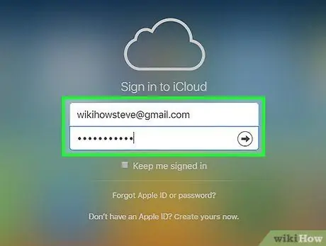 ICloud– ზე წვდომა ნაბიჯი 2