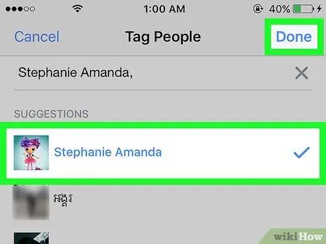 I-tag ang Mga Tao sa Facebook Hakbang 3