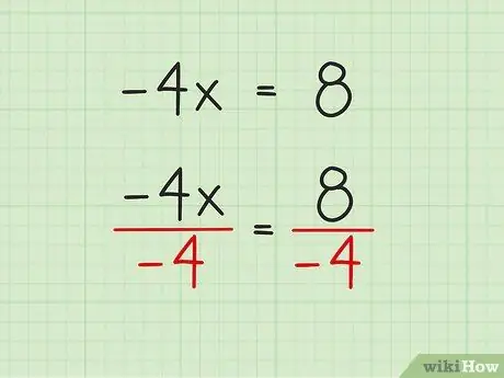 Lös tvåstegs algebraiska ekvationer Steg 4