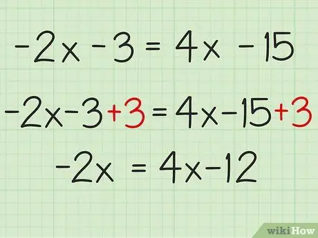 Rozwiązywanie dwustopniowych równań algebraicznych Krok 7