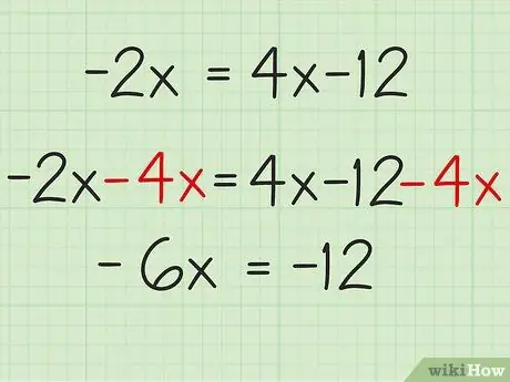 Résoudre des équations algébriques en deux étapes Étape 8